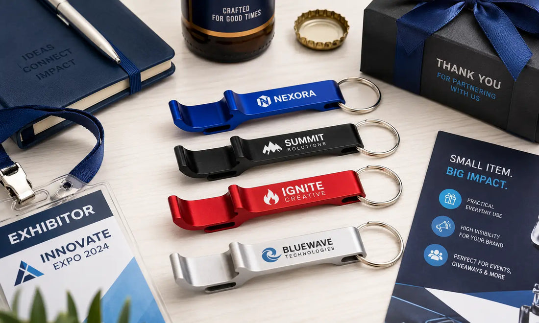 Custom Bottle Opener Keychains for Corporate Gifts & Trade Shows: Small Item, Big Brand Impact