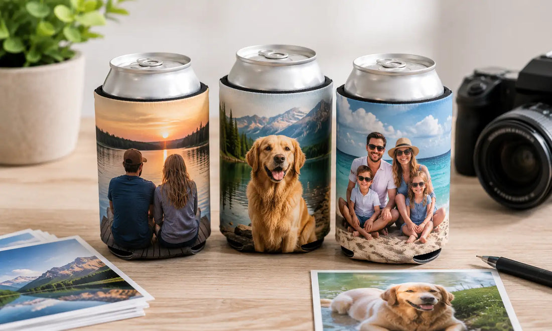 Custom Photo Can Coolers: How to Make Pictures Print Clearly