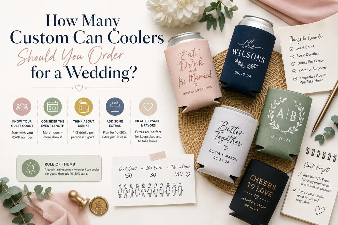 How Many Custom Can Coolers Should You Order for a Wedding?