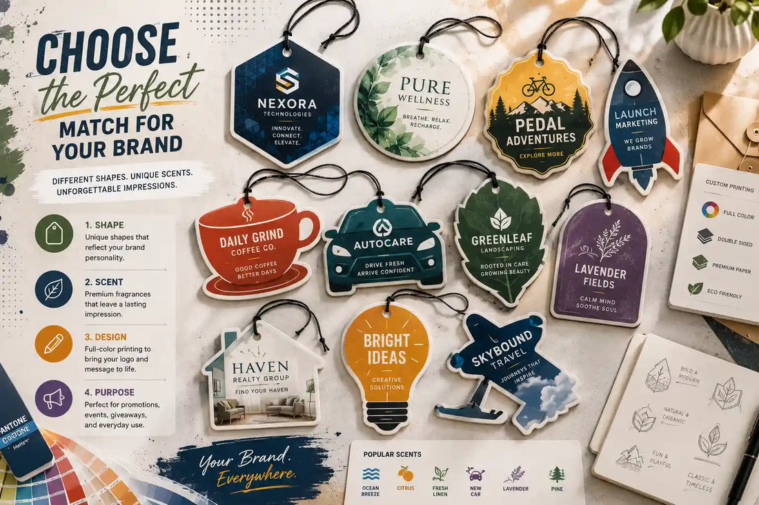 How to Choose Custom Paper Car Air Fresheners for Your Brand