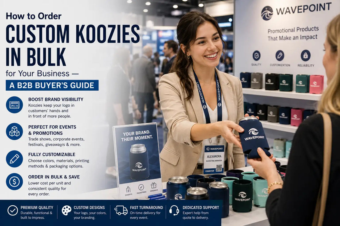 How to Order Custom Koozies in Bulk for Your Business — A B2B Buyer's Guide