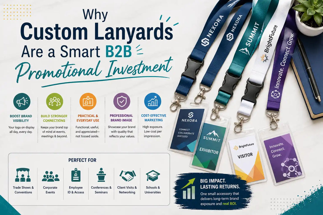 Why Custom Lanyards Are a Smart B2B Promotional Investment