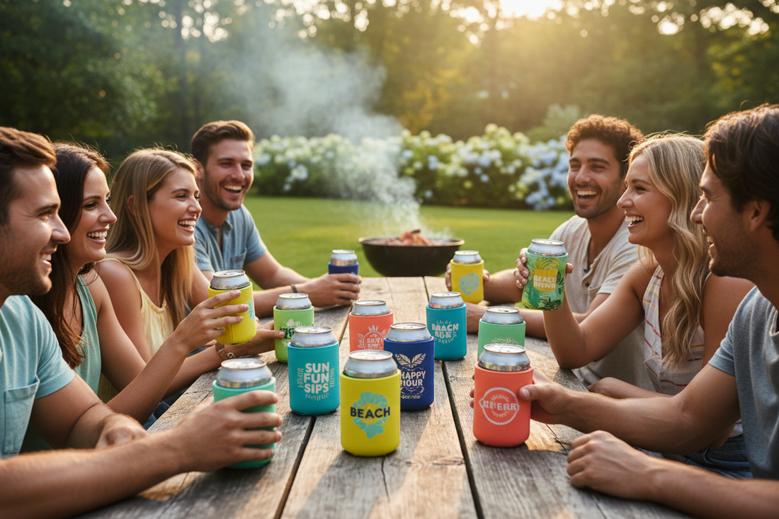 12oz Custom Koozies: The Perfect Summer Corporate Gift for B2B Buyers