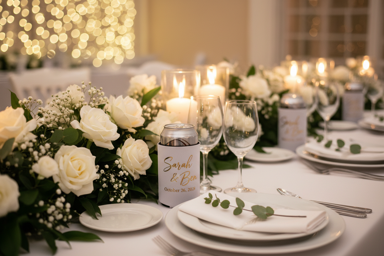 Custom Wedding Koozies: How to Choose the Perfect Bulk Favor