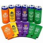 Custom 12oz Slim Can Coolers with Logo — Bulk Order