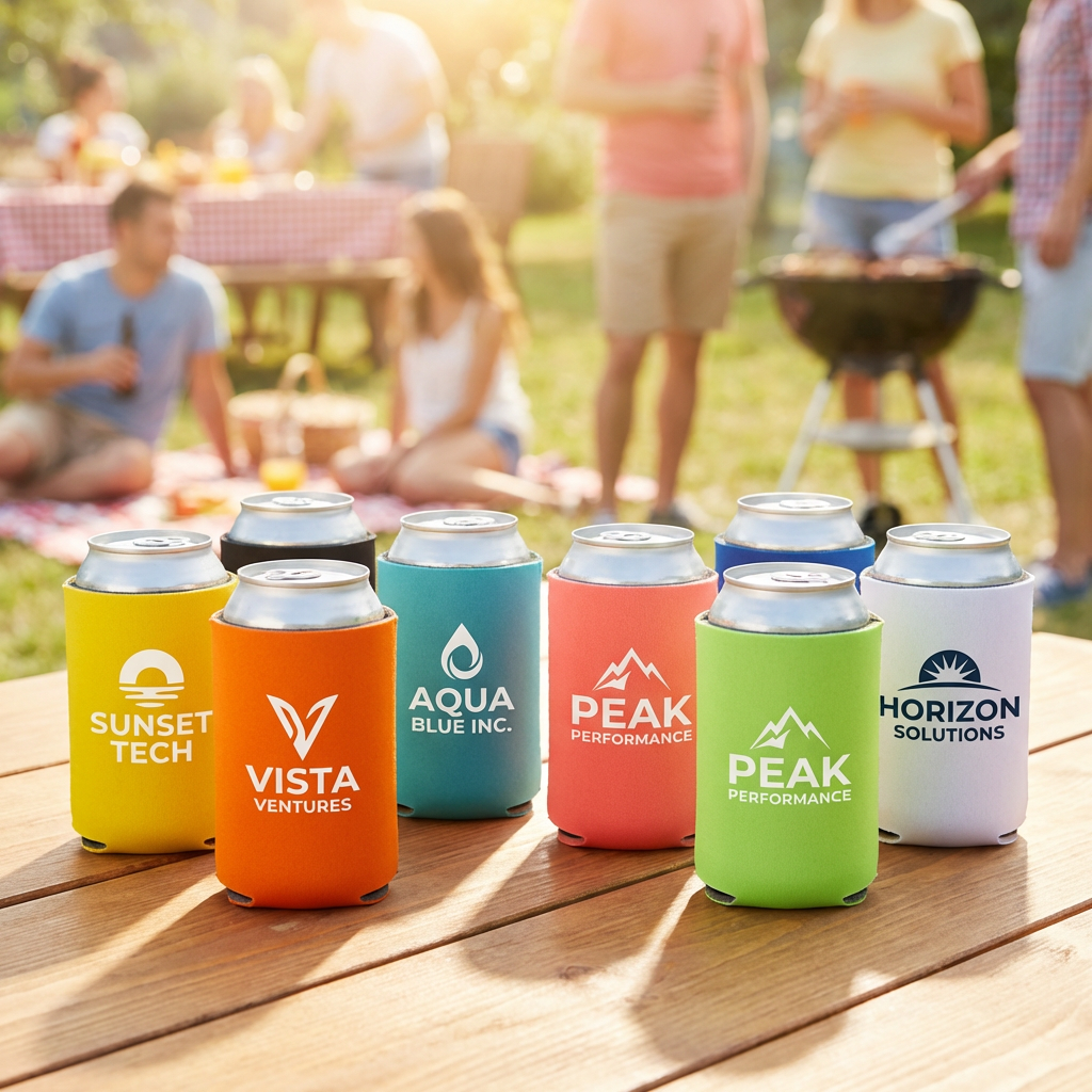 3mm neoprene can coolers bulk promotional gifts custom logo