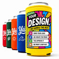 Custom 12oz Neoprene Can Coolers with Logo — Bulk Order