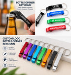 Custom Aluminum Bottle Opener Keychain with Logo | Bulk Order