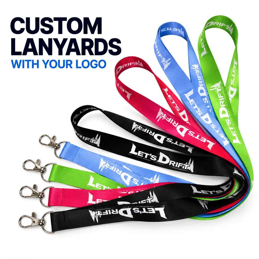 Custom Polyester Lanyards with Logo — Bulk Orders