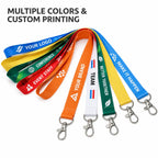 Custom Polyester Lanyards with Logo — Bulk Orders