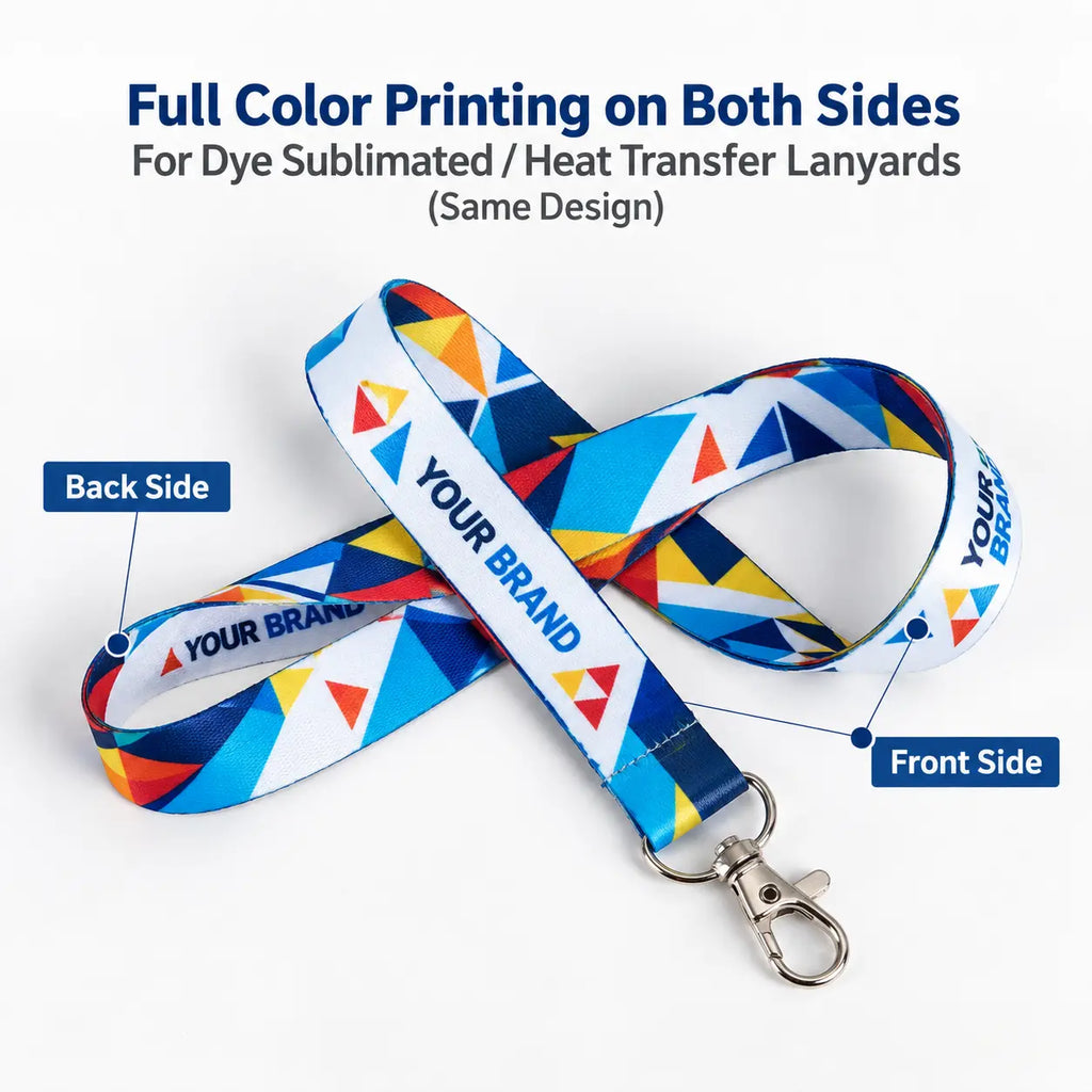 Custom Polyester Lanyards with Logo — Bulk Orders
