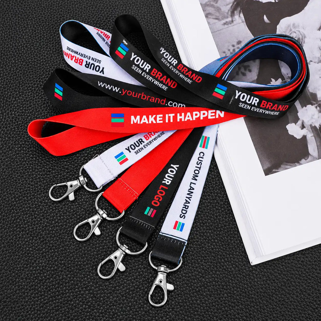 Custom Polyester Lanyards with Logo — Bulk Orders