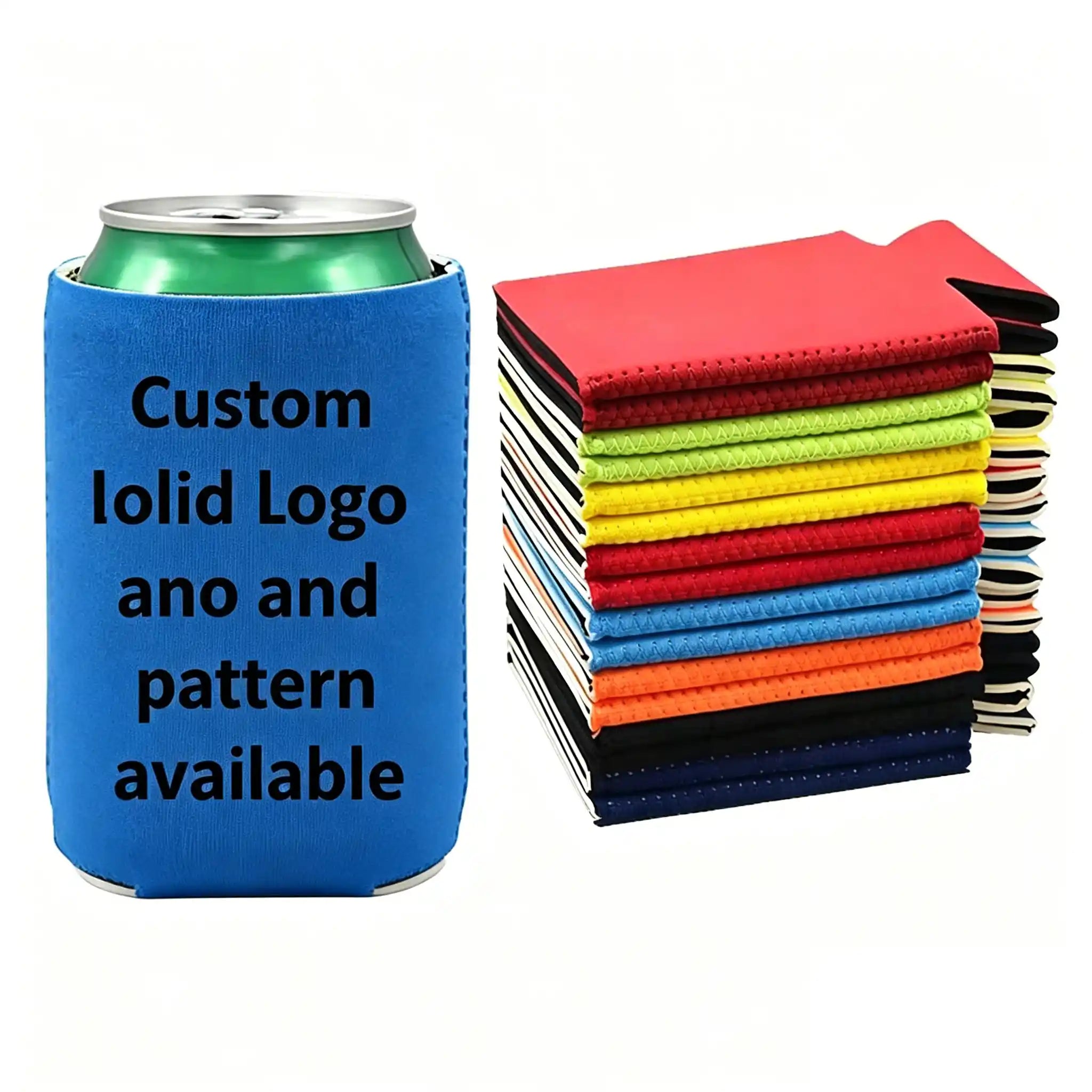 Custom 12oz Neoprene Can Coolers with Logo — Bulk Order