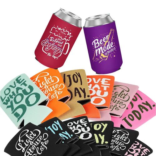 Custom 12oz Neoprene Can Coolers | Economy Bulk 250–1000 pcs