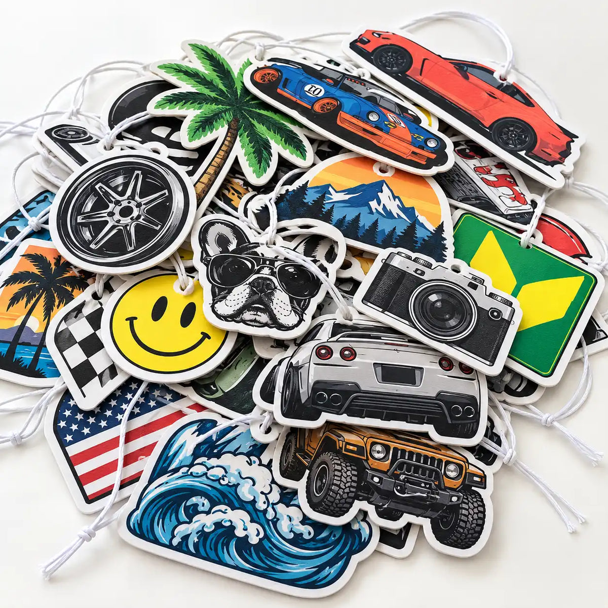 Custom Paper Car Air Fresheners with Logo - Bulk Orders