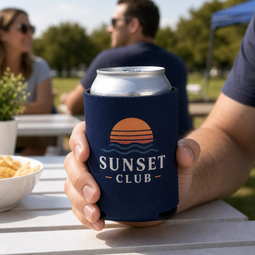 Enfriadores de latas de neopreno personalizados de 12 oz – Pedido al por mayor con su logotipo
