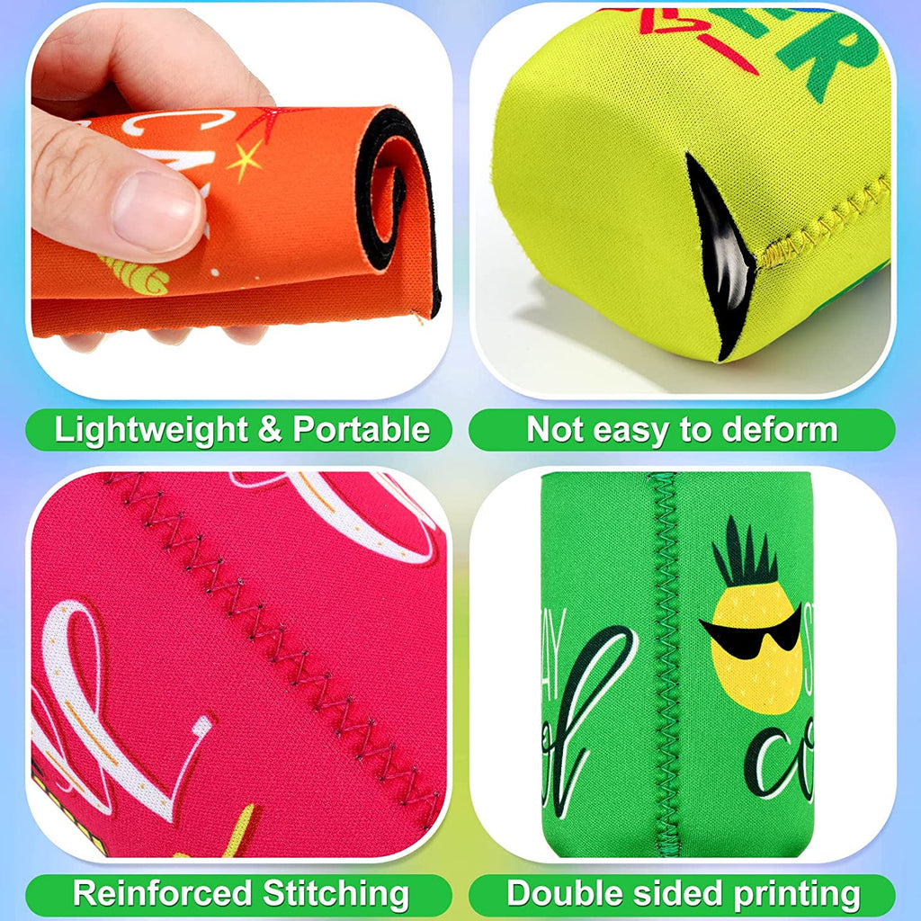 Premium 3mm custom logo can coolers for corporate gifts